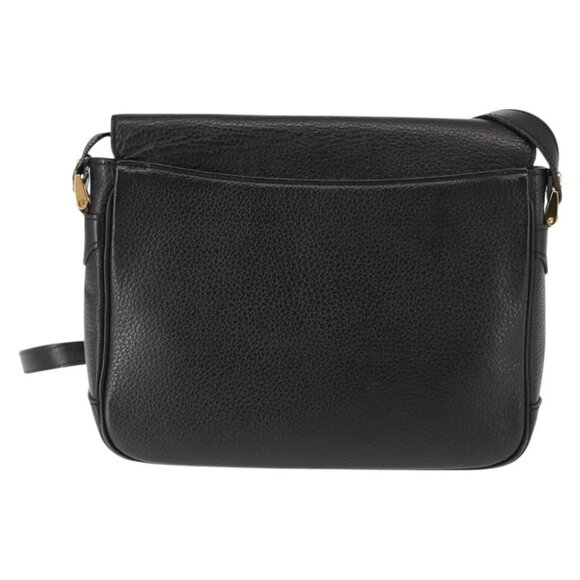 Burberrys Shoulder Bag Leather Brown Gold Auth - Picture 2 of 16